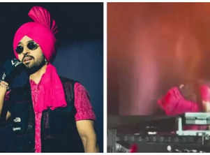 Fans call Diljit’s Ahmedabad stage fall a good omen