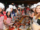 Cake-mixing ceremony at Living Room resto bar at Anna Nagar in Chennai