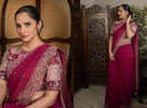 Sania Mirza wore the most gorgeous saree for PV Sindhu's wedding reception