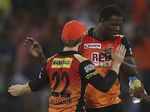 The Knight Riders win by 5 wickets against Sunrisers