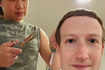 Picture of Mark Zuckerberg getting haircut from wife goes viral