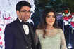 A glittering engagement for Shubhangee and Abhilash