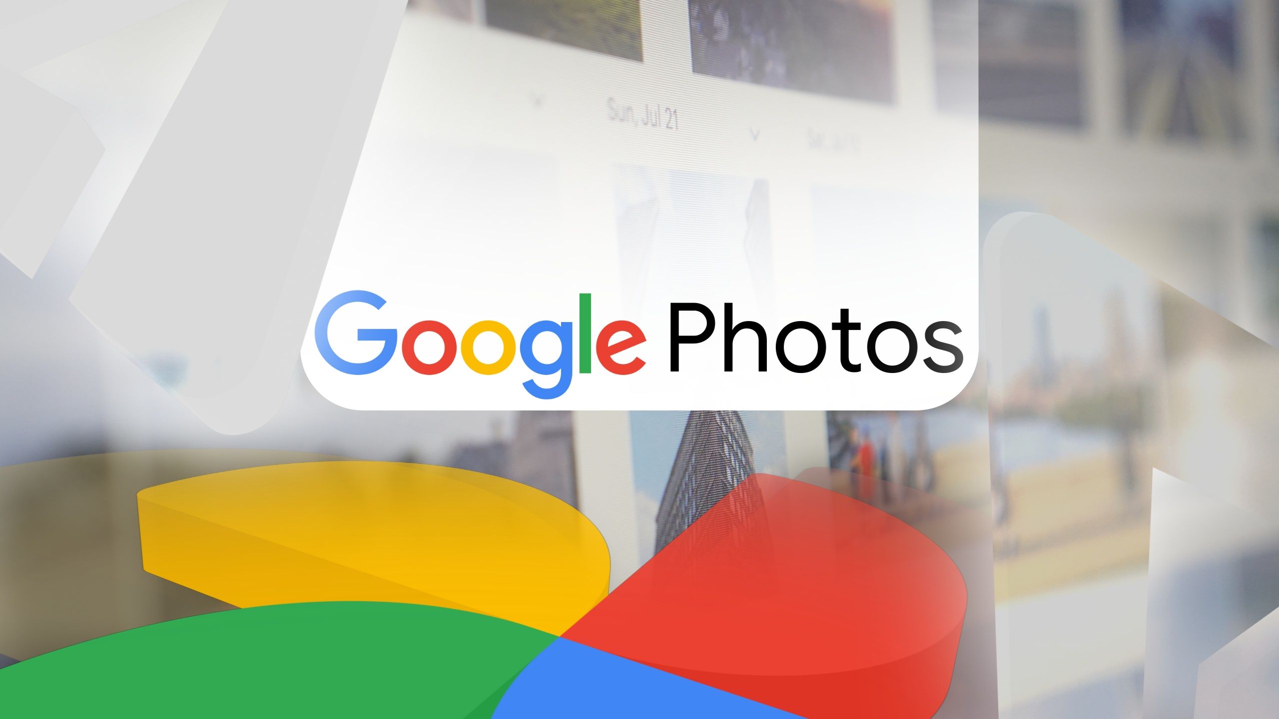 The words 'Google Photos' with the Google Photos logo beneath