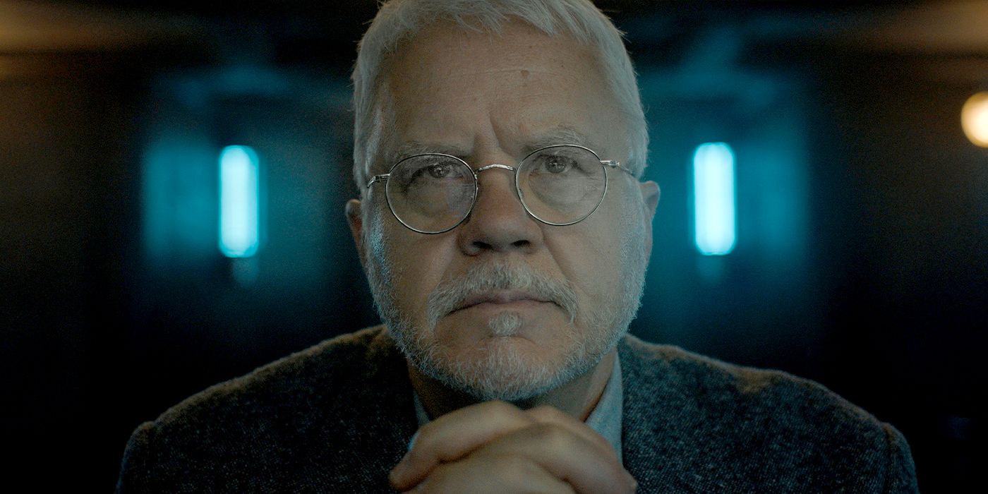 Tim Robbins as Bernard in Silo Season 2