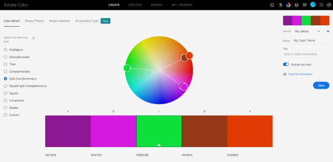 If you don't know color theory, Adobe Color will find matching colors for you in a jiffy