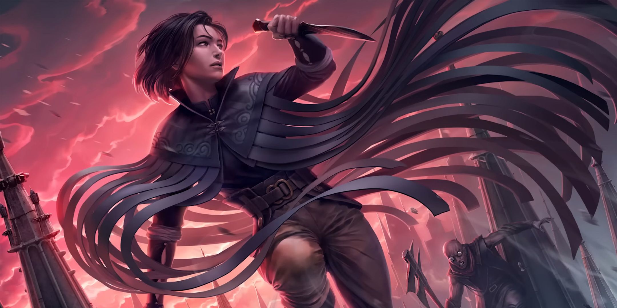 Mistborn protagonist Vin depicted in Brandon Sanderson's Cosmere RPG.