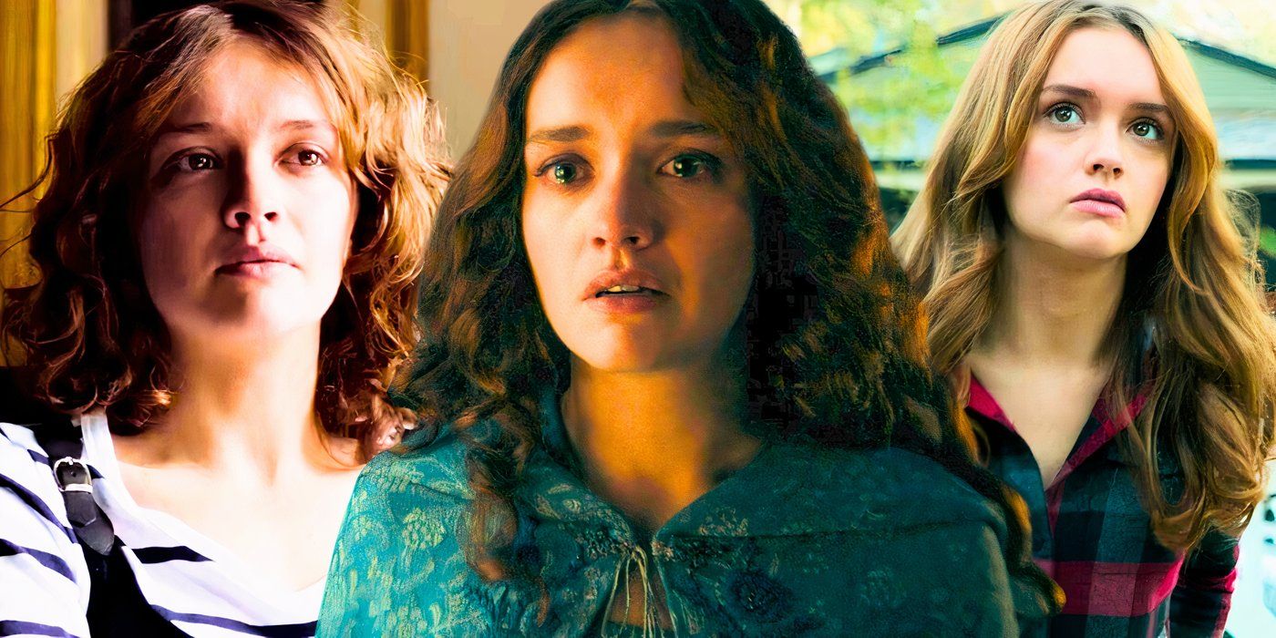 A collage image of Olivia Cooke in Thoroughbreds, House of the Dragon, and Ouija - created by Tom Russell