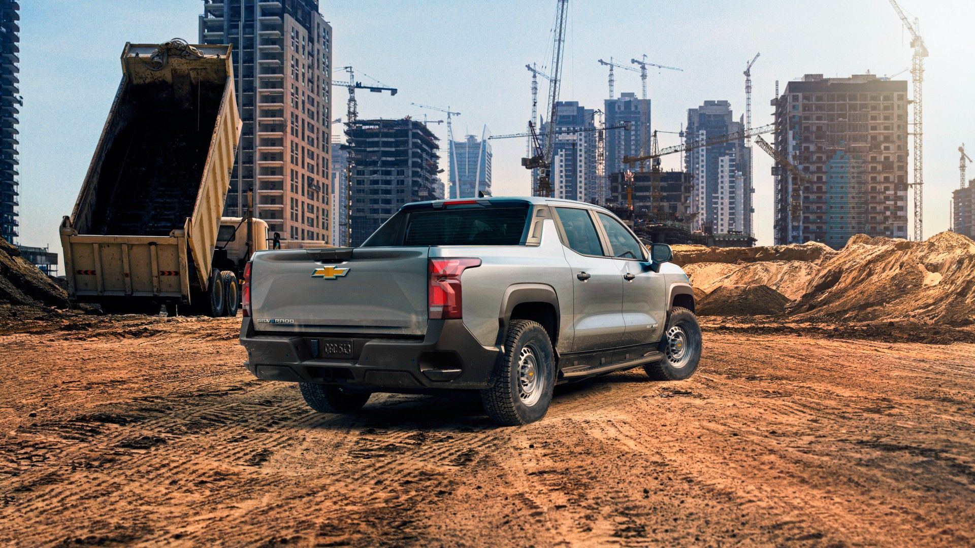 Silver 2024 Chevrolet Silverado EV