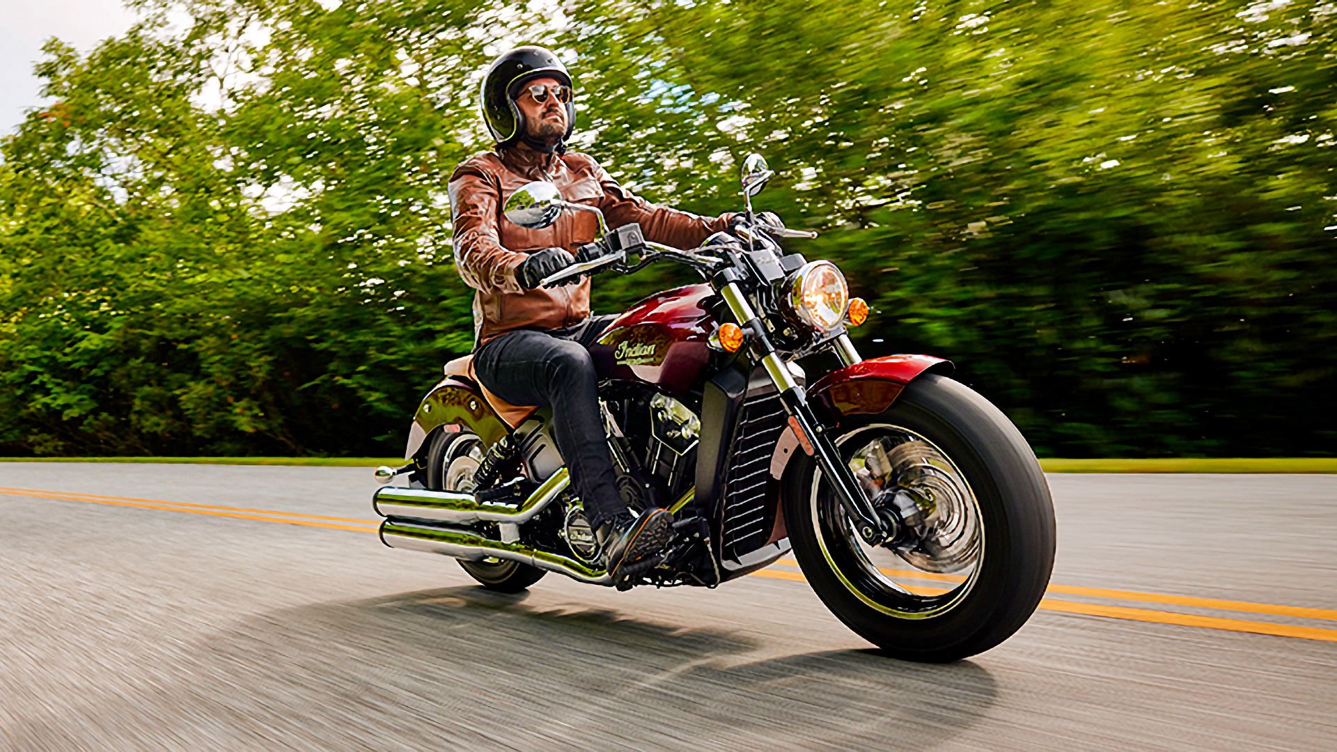 Rider on a 2024 Indian Scout