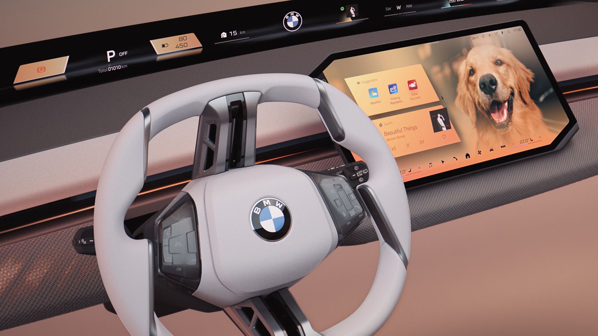 bmw idrive steering wheel