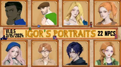 Igor's Anime Portraits for SDV NPC