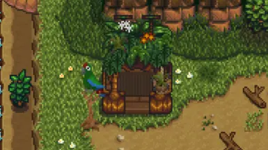 Parrot Platforms and Perches & Island Critter Reskin