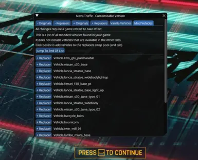 Customizable Version v1.5.2-cv - New Mod Vehicles Tab