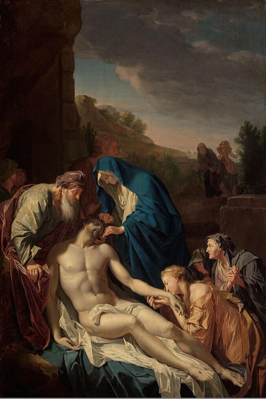 The entombment of Christ