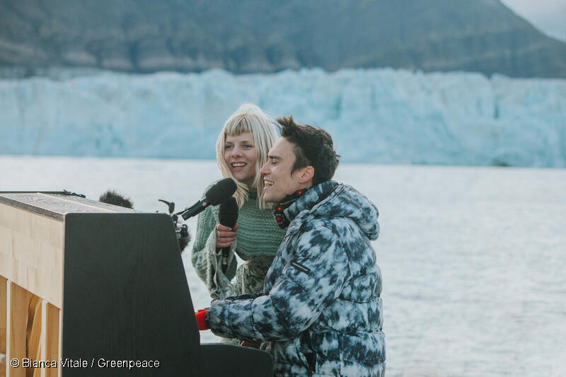 Jacob Collier & AURORA Performance in the Arctic