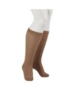 Juzo Men's Dynamic Cotton Khaki Closed Toe Knee High Compression Sock 15-20 mmHg  small image