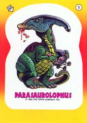 Topps - da baby eating sticker