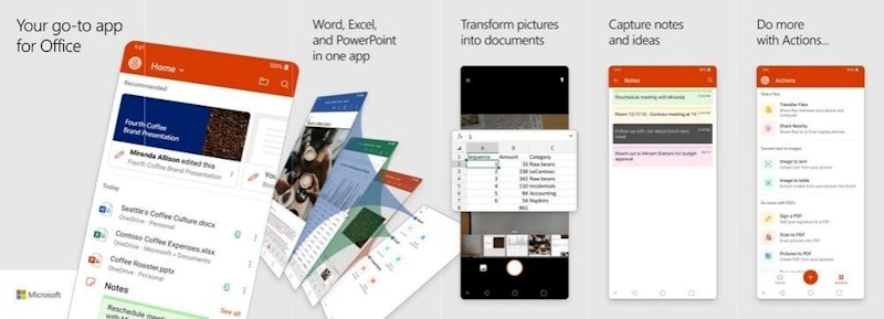 微軟推出全新行動版Office App 整合Word、Excel與PowerPoint 操作更流暢