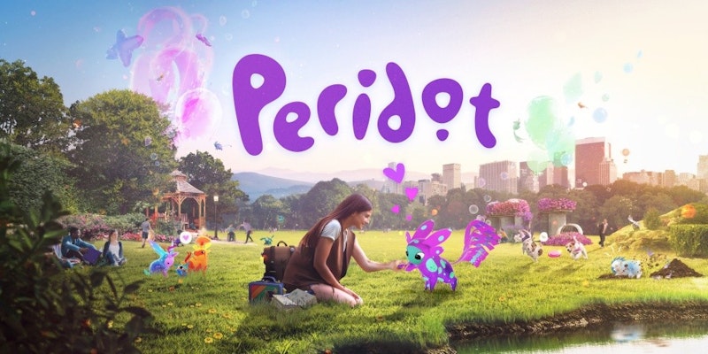 《Pokémon GO》開發商 Niantic 推出新款 AR 擴增實境遊戲《Peridot》 使用者認養可互動的生物