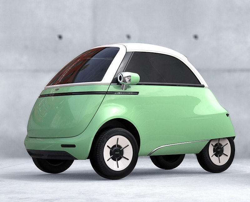 前開車門的迷你小車 Microlino 2.0 先別管車價 矚目度高就贏了