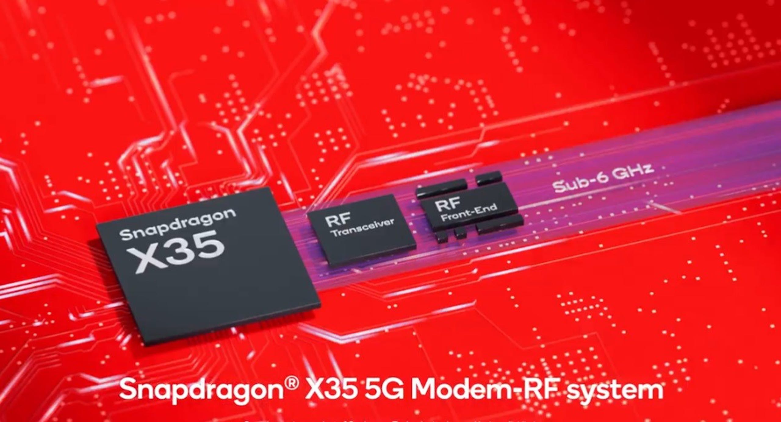 高通推出符合 5G RedCap 規範的 Snapdragon X35 5G 數據機射頻系統，將替代 LTE CAT4+ 應用於直接連網的物聯網、穿戴裝置與 5G 寬頻