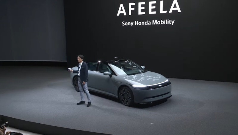 Sony Honda Mobility計畫2030年除AFELLA以外還將推休旅車與更平價的小型電動車