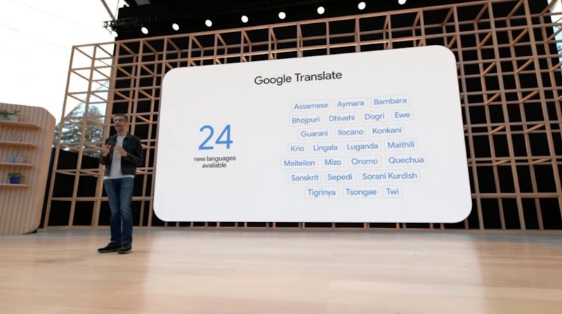 Google IO 2022：Google 翻譯增加24種新語言、採用全新學習方式 未來將成為更直接溝通工具目標消弭不同語言隔閡