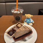 Tully's Coffee Ionmo-Ru Kobe Minami Ten - ホリデー苺チョコリスタと
                        ミルクレープ クリーミーショコラ｡