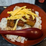 喜多亭浪花うどん - 絶品うなぎ丼（1700円）自家製タレが旨々❗️ご飯の下にも隠れています⁉️