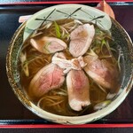 手打蕎麦鶴㐂 - 鴨南蛮そば 1980円