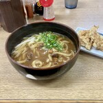 飯野屋 - カレーうどん（大）とり天もひとつ