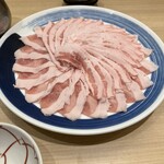 天文館 吾愛人 - 豚は脂多めに見えるけど、それが美味しい