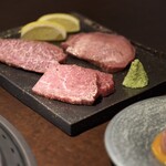 銀座焼肉 seigou - 塩焼き3種の盛り合わせ