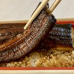 うなぎ屋 江戸名代亜門 - 米うまっ！鰻のボリュームあり