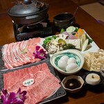 あぐー・石垣牛 琉球しゃぶしゃぶ 純 - 料理写真: