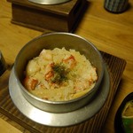 大松 - かに釜飯（＠1,500円）