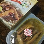 阿部長商店 - イカのアヒージョを