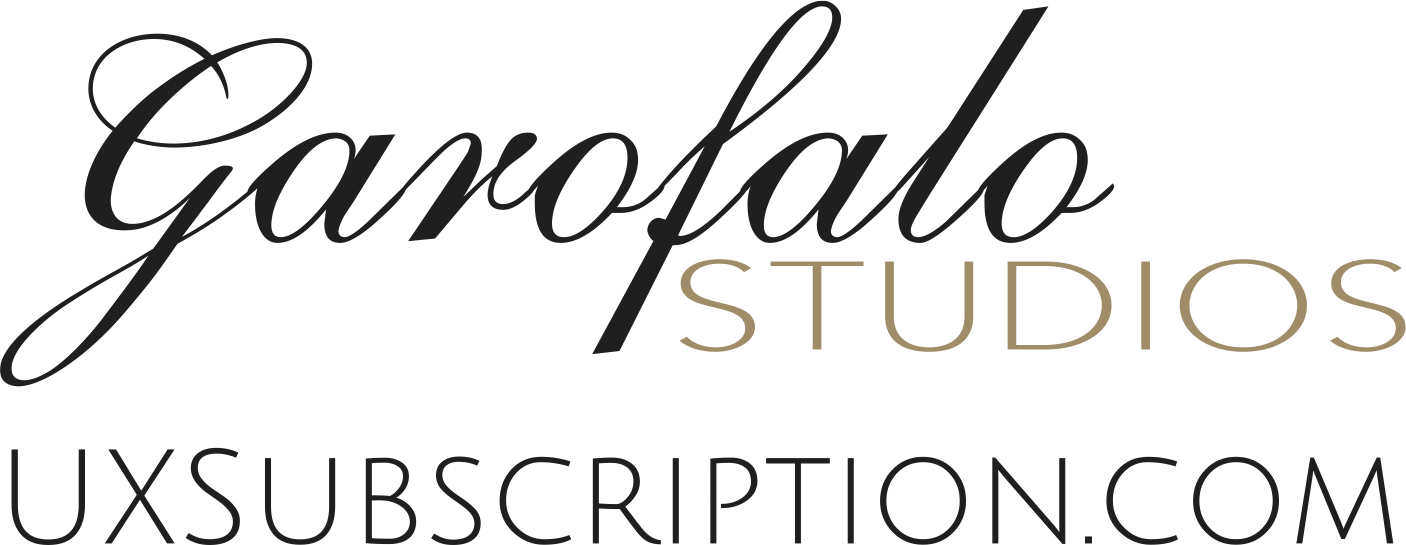 Garofalo Studios – uxsubscription.com Logo