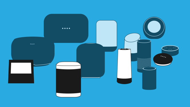 smart speakers graphic