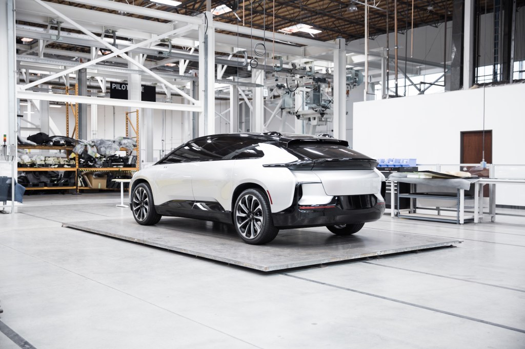 faraday future EV spac facility