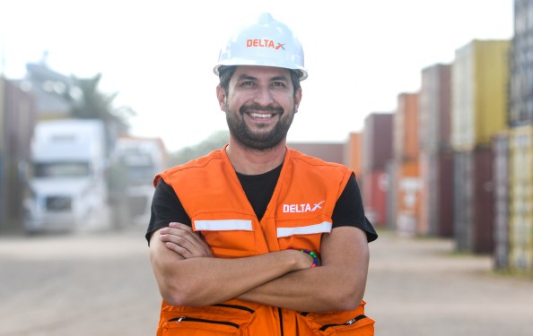 DeltaX's CEO, Bolivian entrepreneur Luis Fernando Ortiz