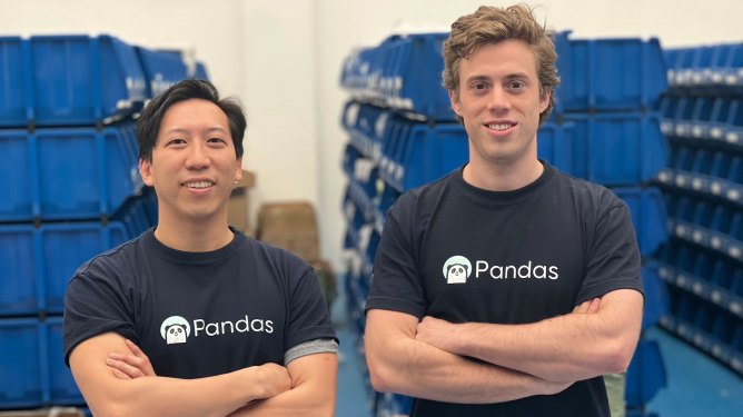 Pandas co-founders Rio Xin and Marcos Esterli