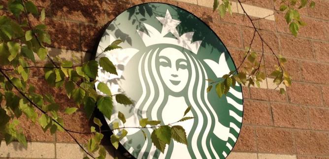 Starbucks sign