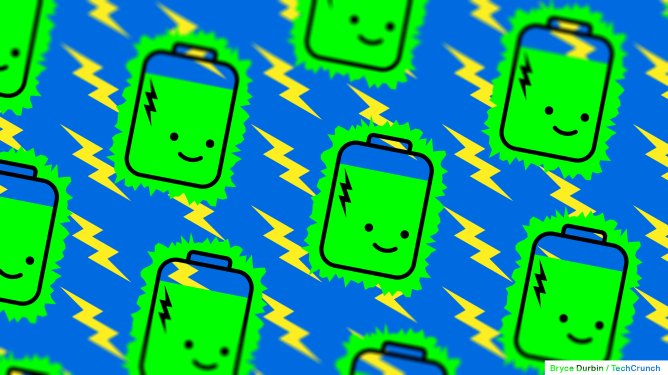 cartoon battery pattern