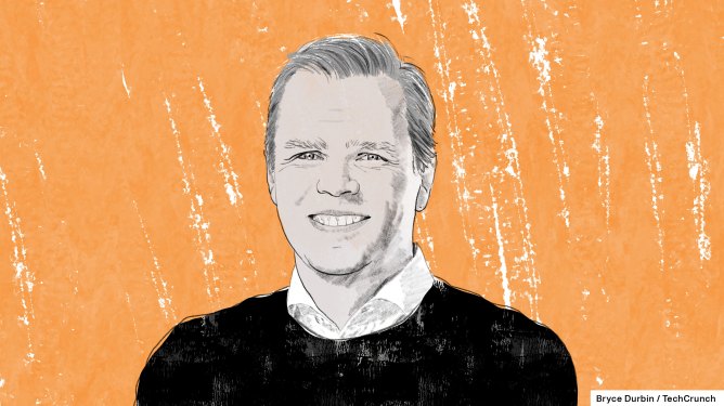 illustration of robert falck, ceo of einride