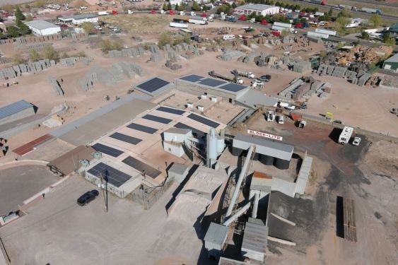 Block-Lite's masonry facility in Flagstaff, Arizona.