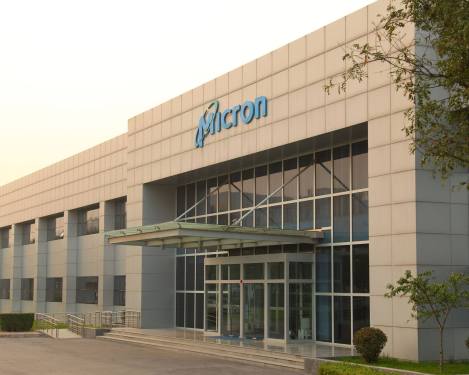 Exterior of Micron building