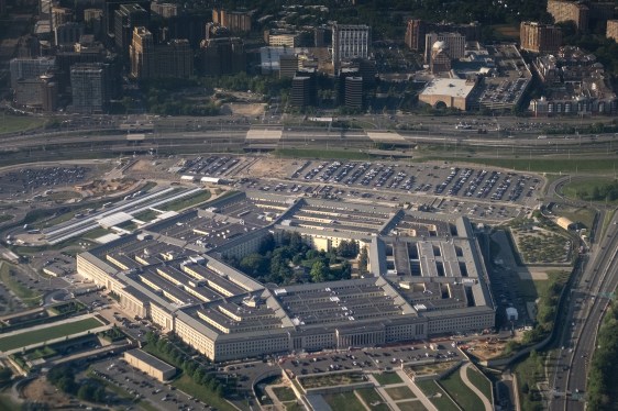 Aerial view of The Pentagon