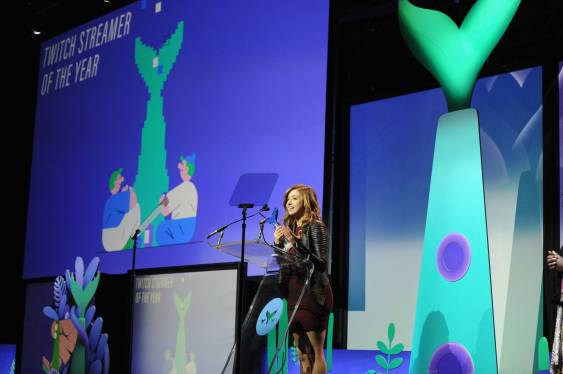 Pokimane accepts the award for Twitch Streamer of the Year during the 10th Annual Shorty Awards at PlayStation Theater on April 15, 2018 in New York City. (Photo by Craig Barritt/Getty Images for Shorty Awards)