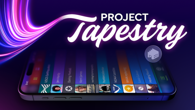 project tapestry splash screen